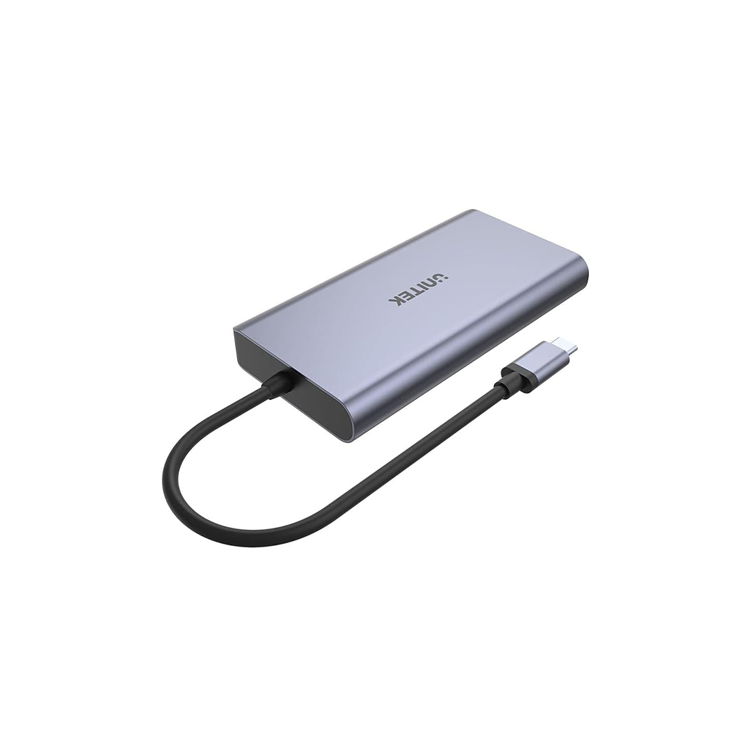 Unitek uHUB S7+ 7-in-1 USB-C Ethernet Hub with Dual Monitor Support Unitek uHUB S7+ 7-in-1 USB-C Ethernet Hub with Dual Monitor Support